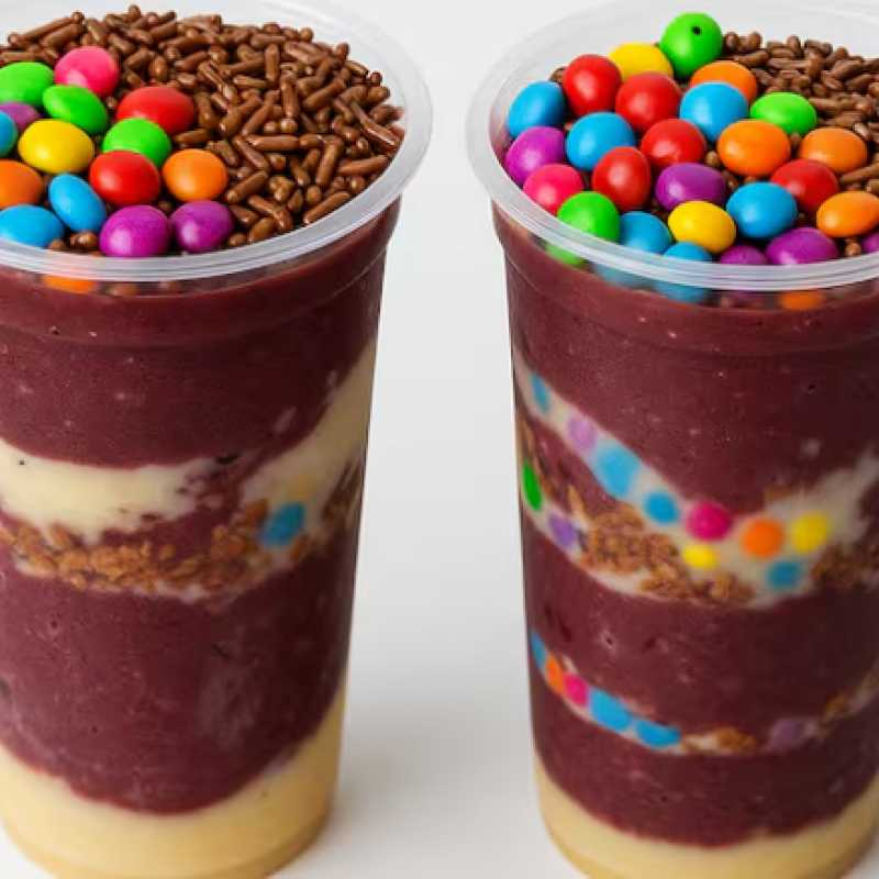 Escolha  2 copos de Açaí do seu jeito!