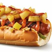 Hotdog Bulldog Hawaiano