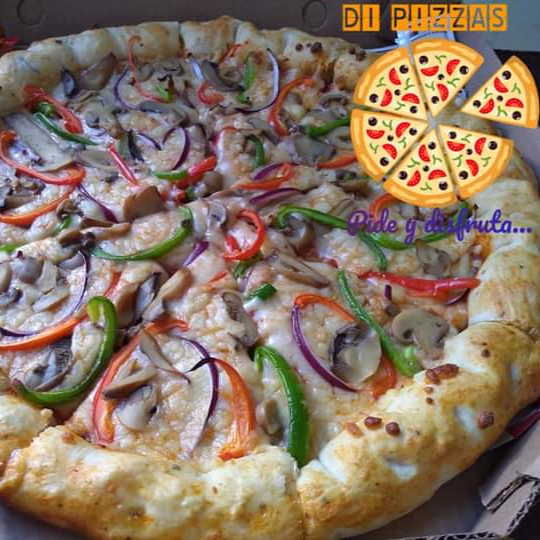 La de vegetales champ-cebmorada- morron de 14"