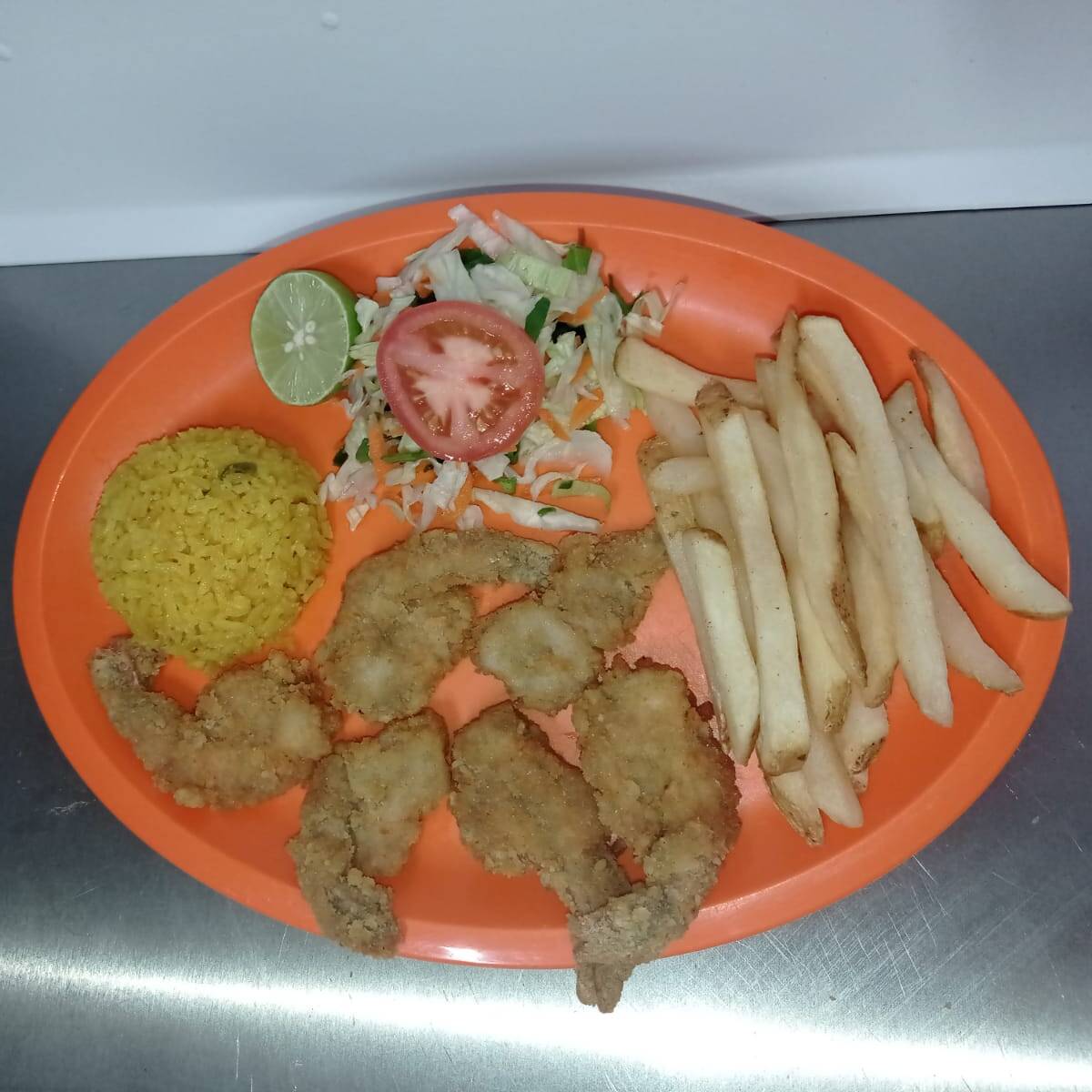 Camarónes Empanizados