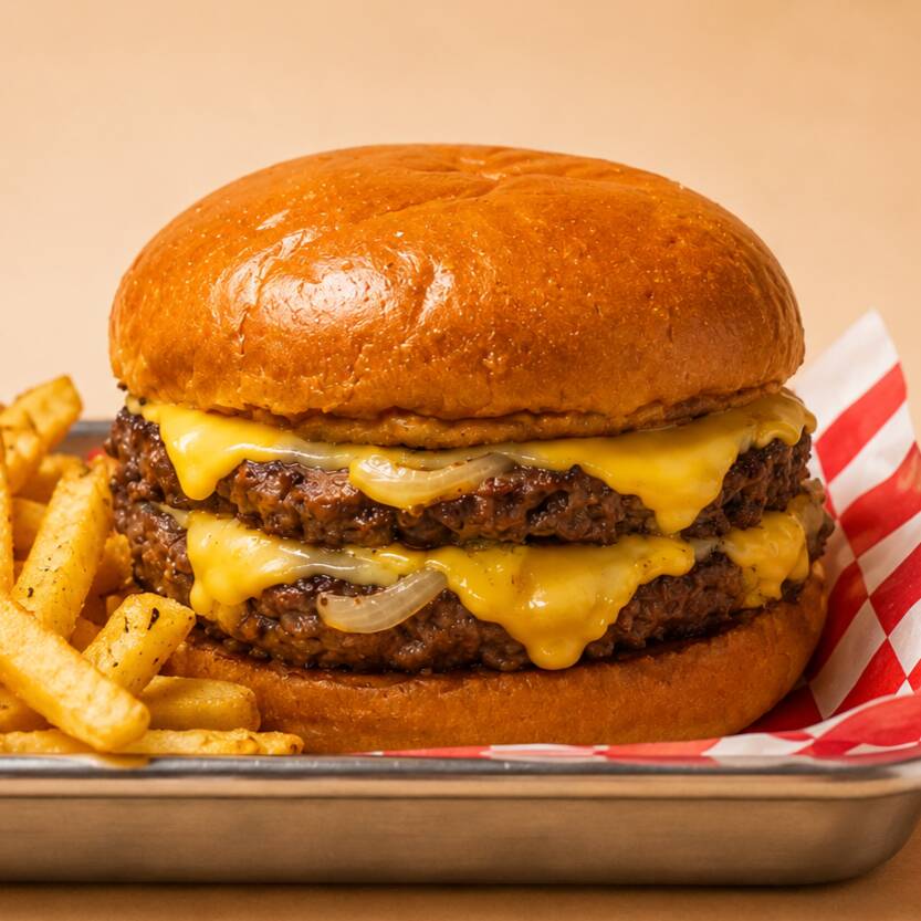 Hamburguesa Doble Individual