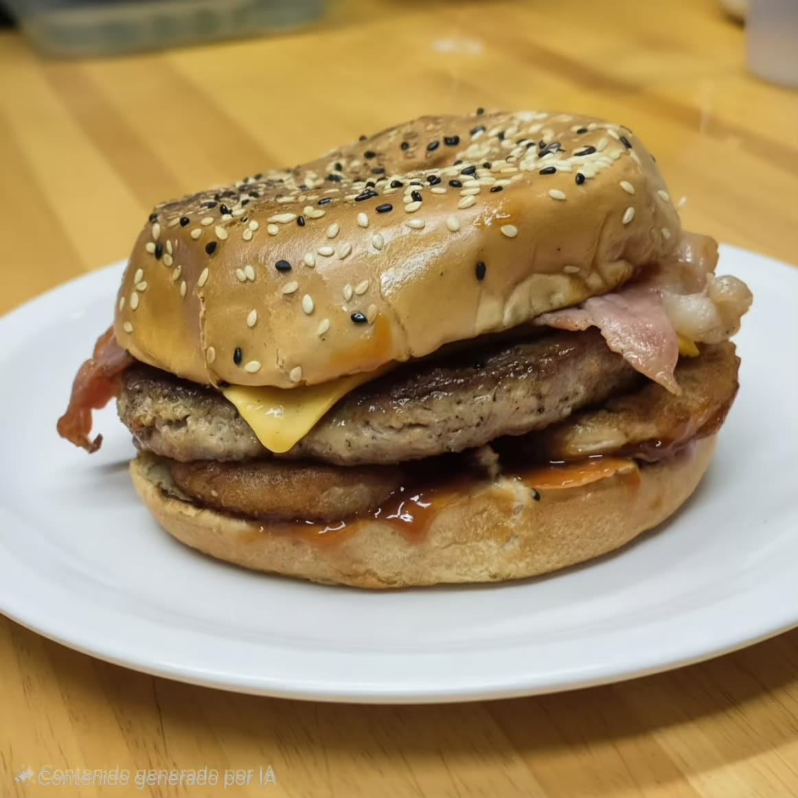 Hamburguesa BBQ Bacon