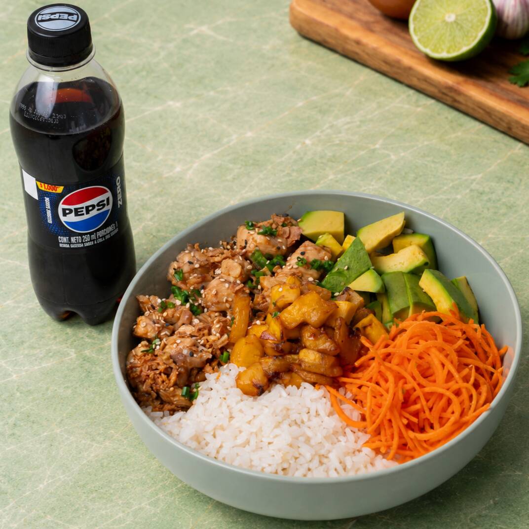 Combo Menú Pollo Teriyaki Bowl