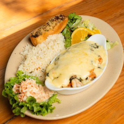 Camarones a la Rockefeller