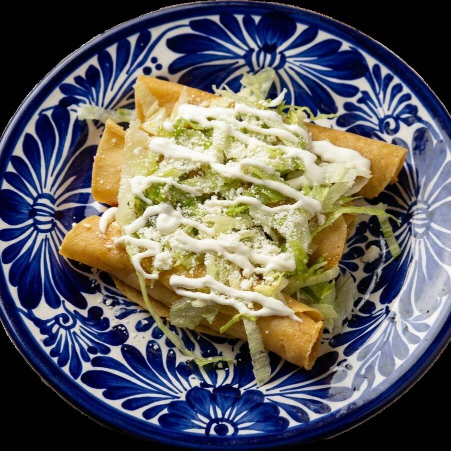 Tacos Dorados de Pollo