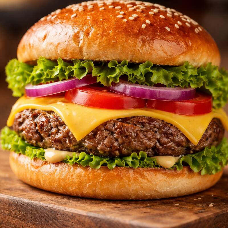 Hamburguesa Sencilla