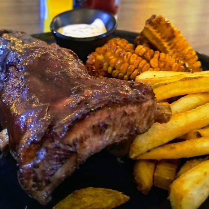 Rack de 4 Costillas con Pure de Papa