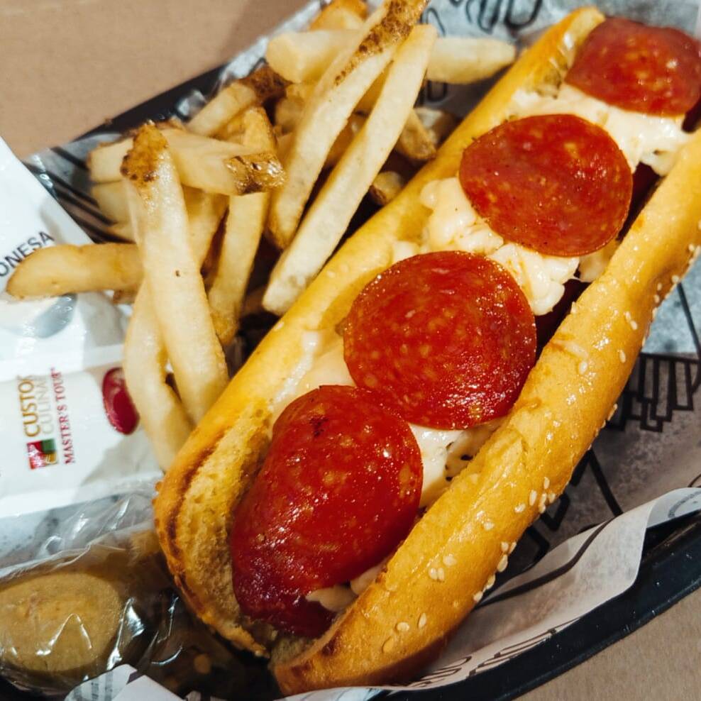 PIZZA-DOG & PAPAS