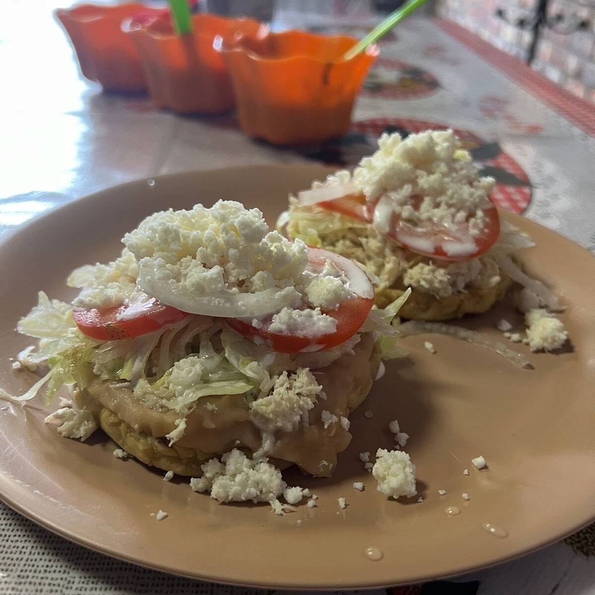 Orden de sopes + agua