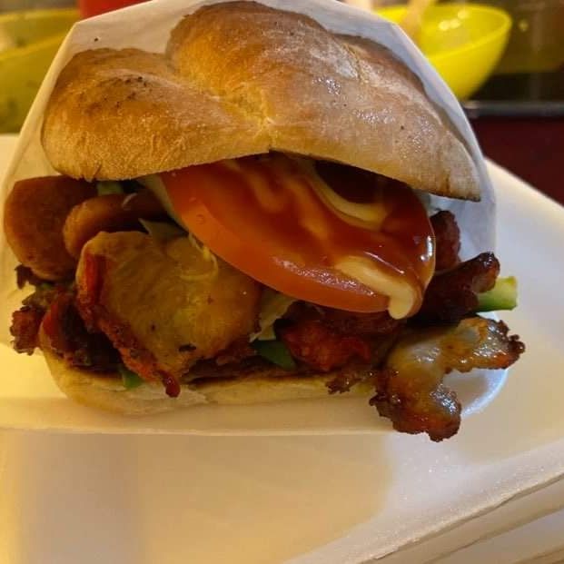 Torta de chuleta ahumada