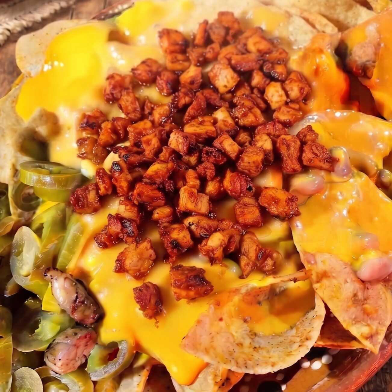Nachos Especiales con Pastor