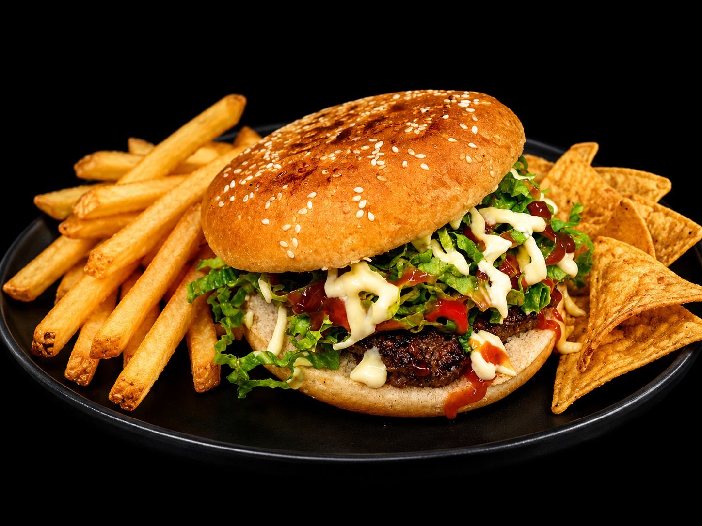 Hamburguesa Jamón Y Queso
