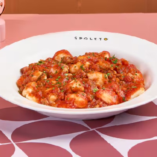 225g dos nosso delicioso nhoque de batata artesanal + 2 conchas de molho + 6 ingredientes a escolher.