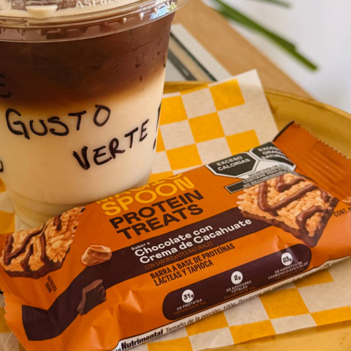 Barra Proteica, Chocolate con Crema de Cacahuates