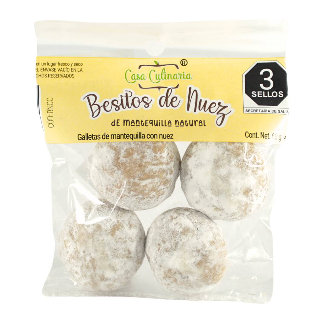 Besitos de Nuez (4 Pzas)