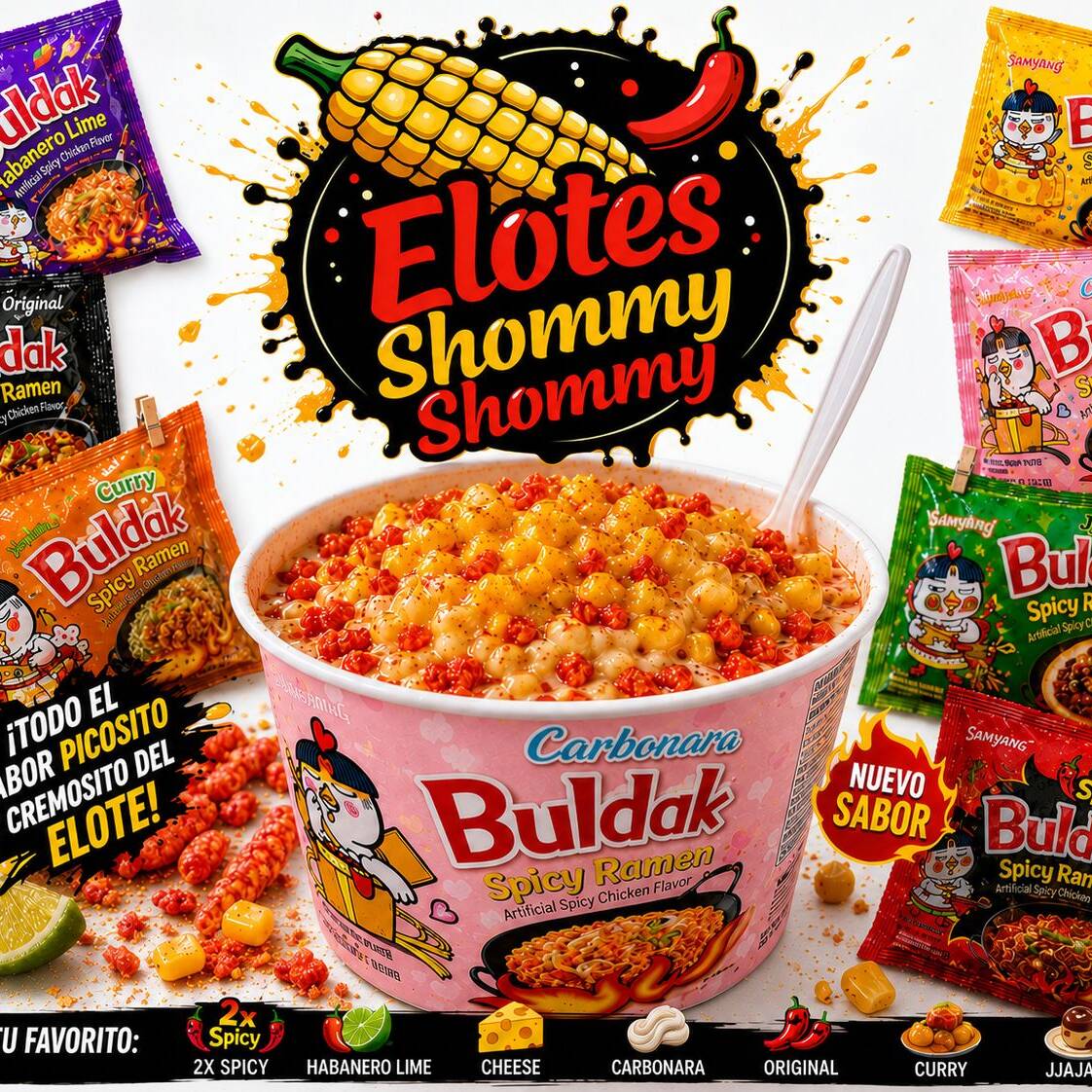 Ramen Buldak - Con Elote