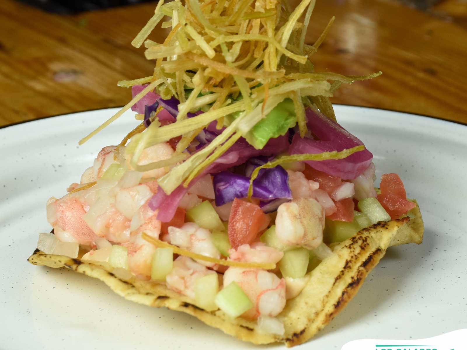 Tostada de Camarón