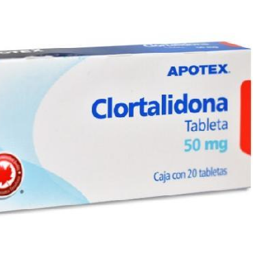 Clortalidona 50Mg Caja con 20 Tabletas Laboratorio