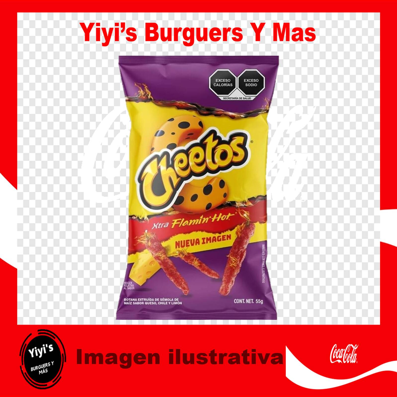 Cheetos F. Hot 55g ( o Sabritas a Disponibilidad)