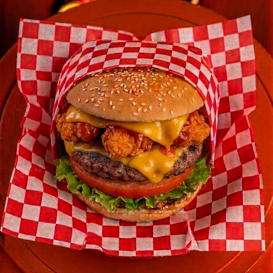 Hamburguesa con boneles