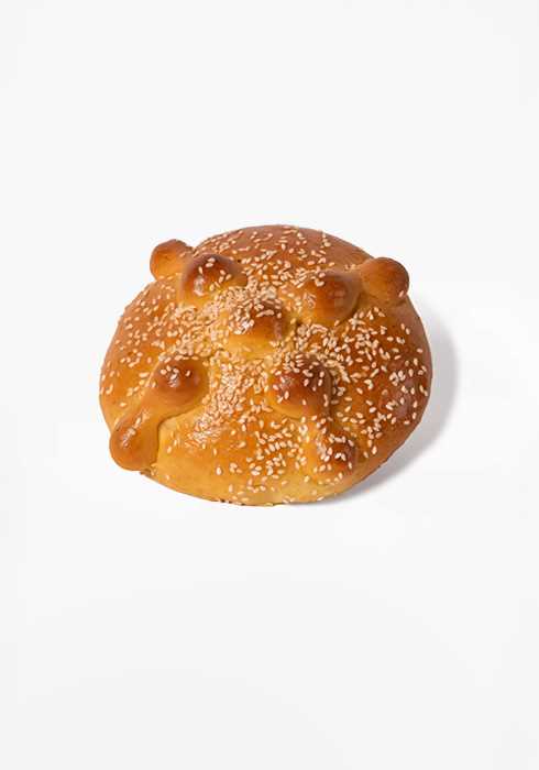 Pan de muerto chico con ajonjolí