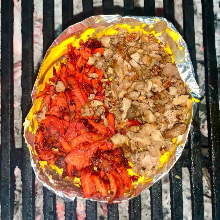 Papa Asada Mixta