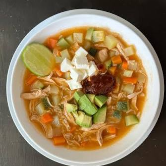 Caldo Tlalpeño (1/2 Lt.)