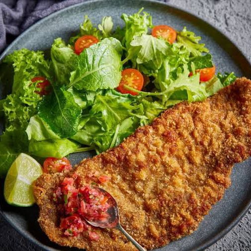 MILANESA DE RES EMPANIZADA ☺️😋