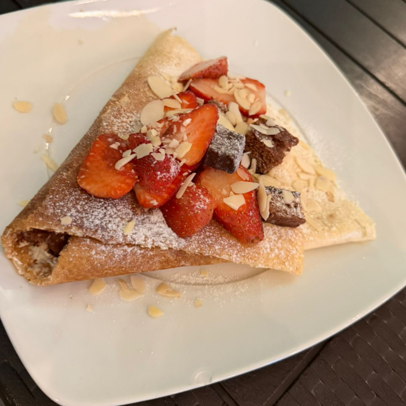 PHILADELPHIA,NUTELLA, FRESA NATURAL Y PLATANO