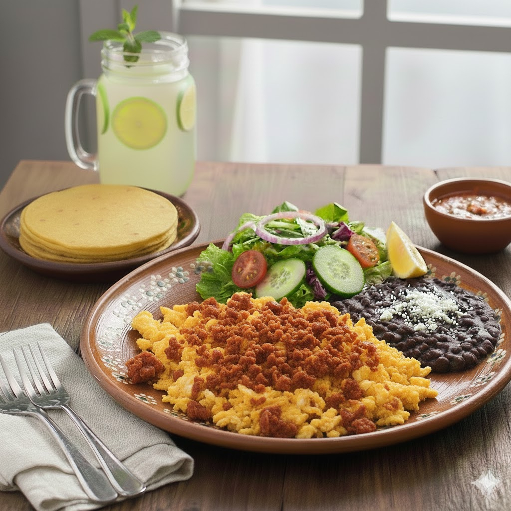 Huevos con Longaniza