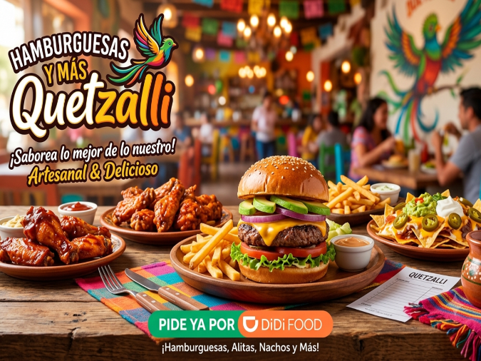 Hamburguesa y antojos Quetzalli
