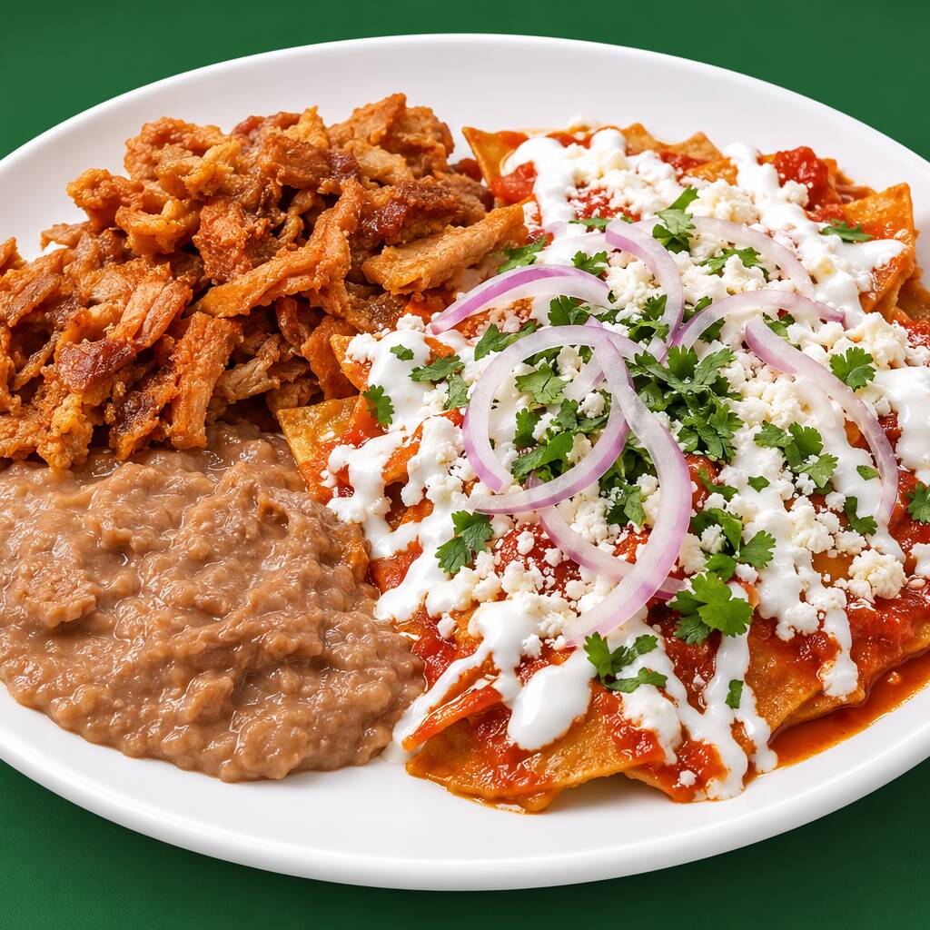 Chilaquiles con Chicharrón