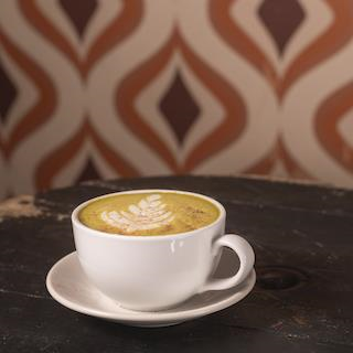 SALTED MAPLE MATCHA LATTE