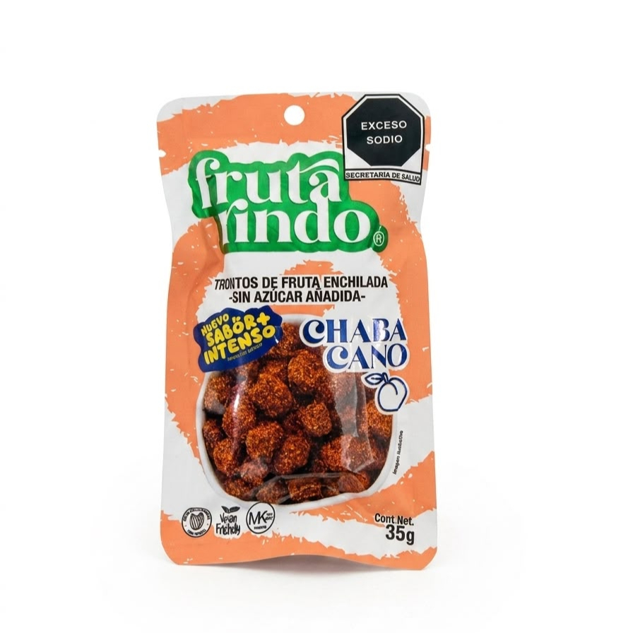 Gomitas de Trocitos de Chabacano Enchilado