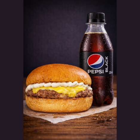 01 Burger Classico + 01 Refrigerante 200ml