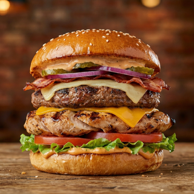 Hamburguesa Especial Mixta Brutal