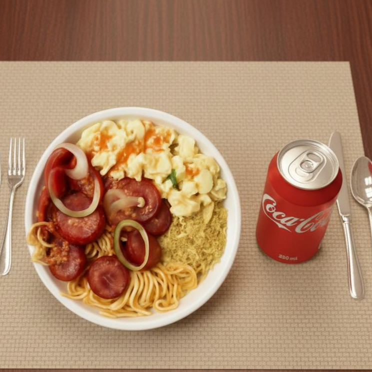 Calabresa Acebolada : Nossa versão de calabresa acebolada é o complemento perfeito para uma autêntica comida caseira e saborosa. Preparada com carinho, a calabresa defumada é grelhada até ficar suculenta e macia. Em seguida, é saborosamente coberta com cebolas caramelizadas, que acrescentam um toque adocicado e uma textura agradável ao prato. Acompanhando de arroz feijão macarrão farofa.