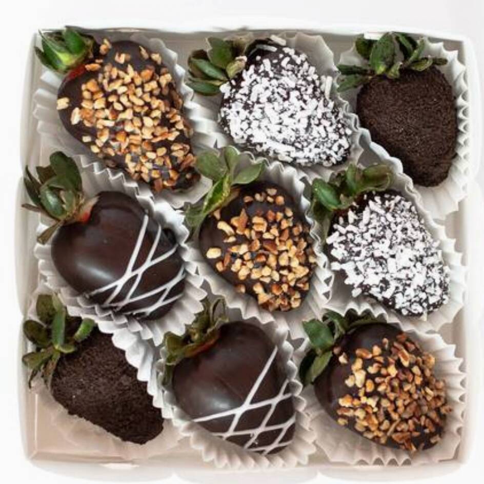 Caja Mediana 9 Fresas