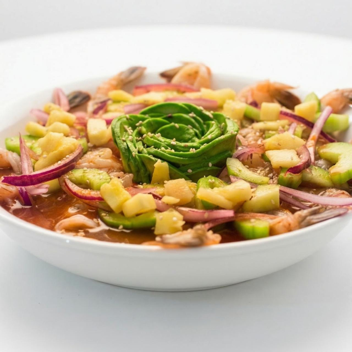 Camarones al Aguachile