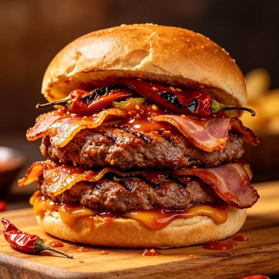 HAMBURGUESA DIABLA