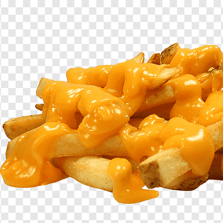 Papas Fritas con Queso Amarillo