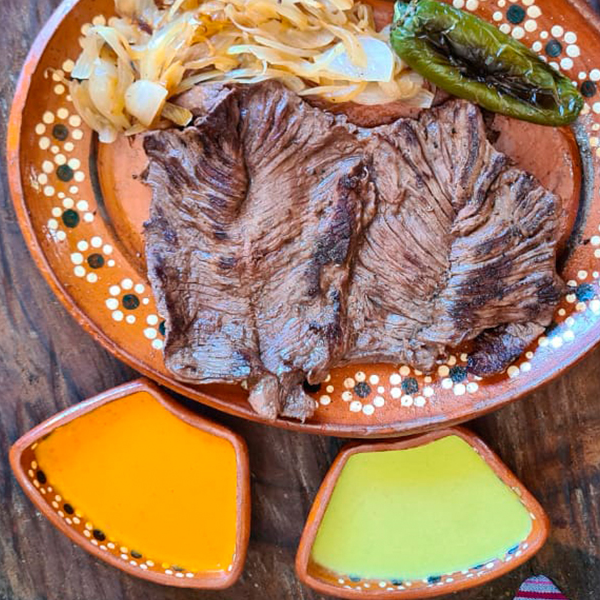 Medio Combo de Carne Asada.