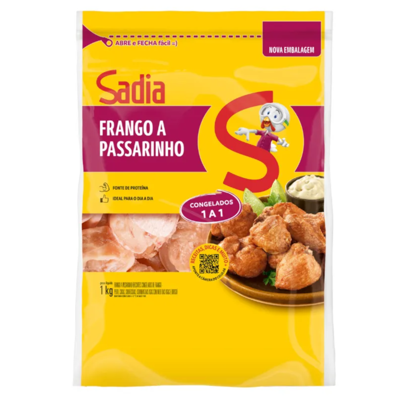 Frango a passarinho