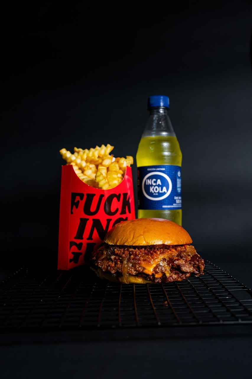 Combo Triple Bbq Burger