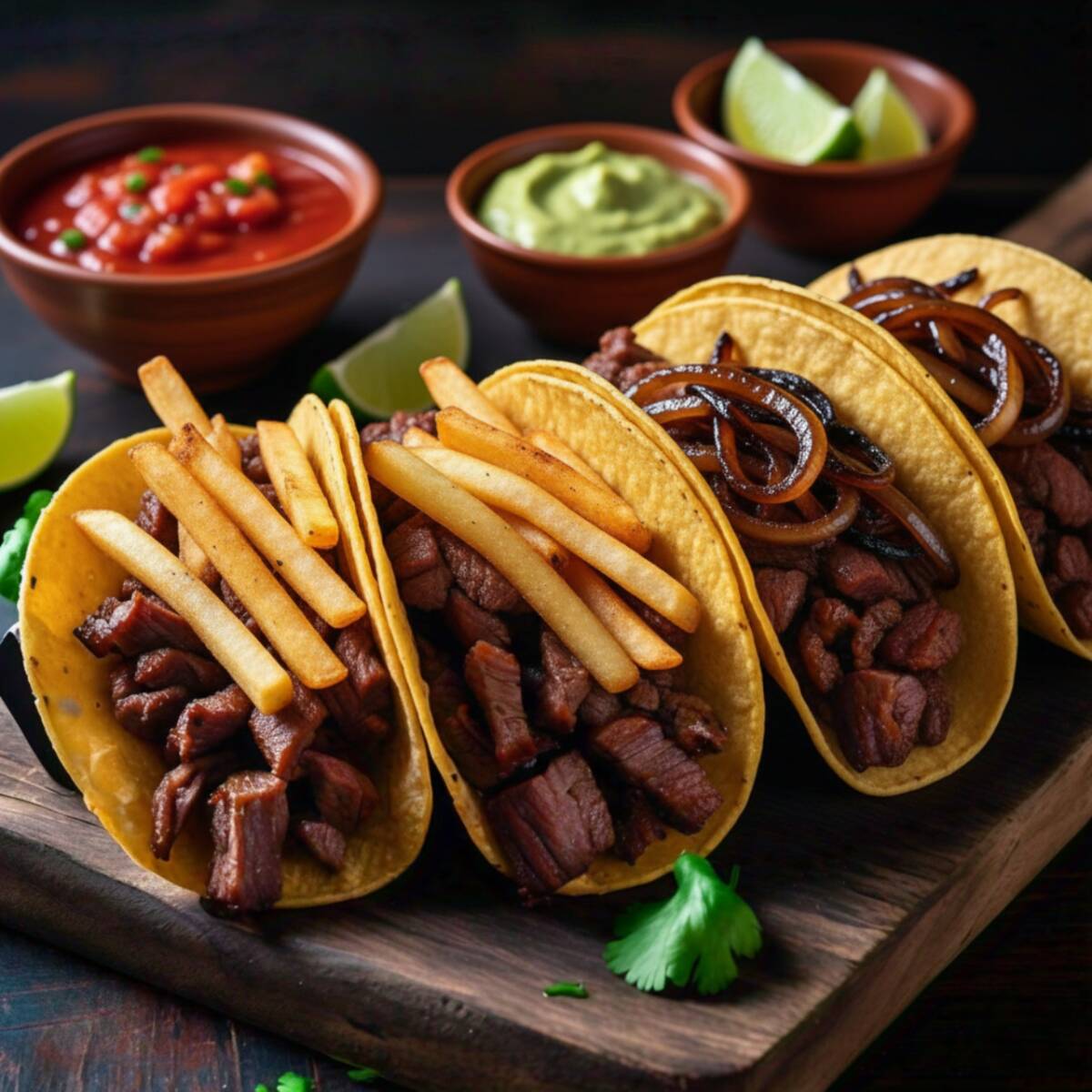 3 Arrachera + 1 Salchicha Asadera (c/Papas)