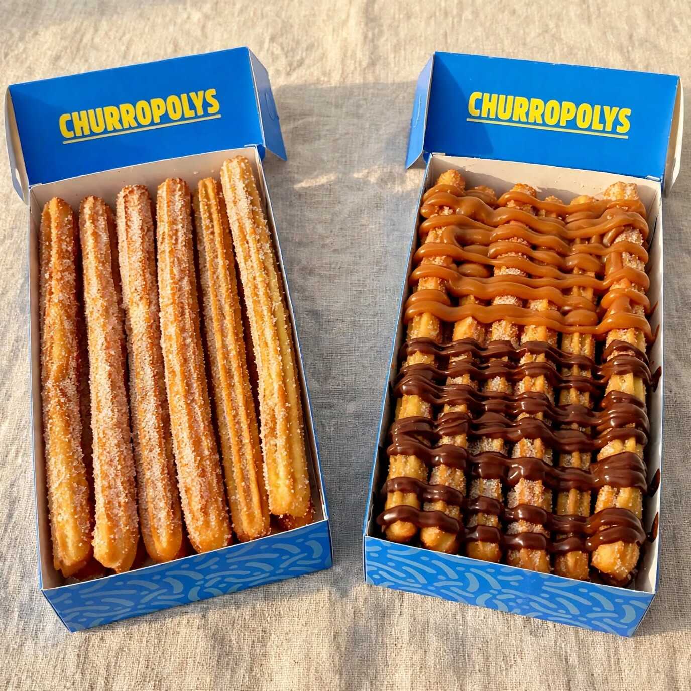 2 CAJAS X6 CHURROS + 2 SALSAS