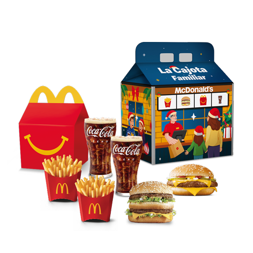 Cajota Familiar Feliz Para Tres