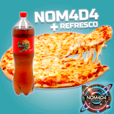 PIZZA JUMBO + MANZANITA SOL