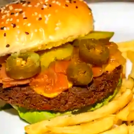 HAMBURGUESA BACON & MAPLE