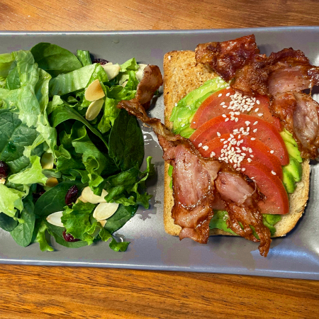 AVOCADO-BACON TOAST
